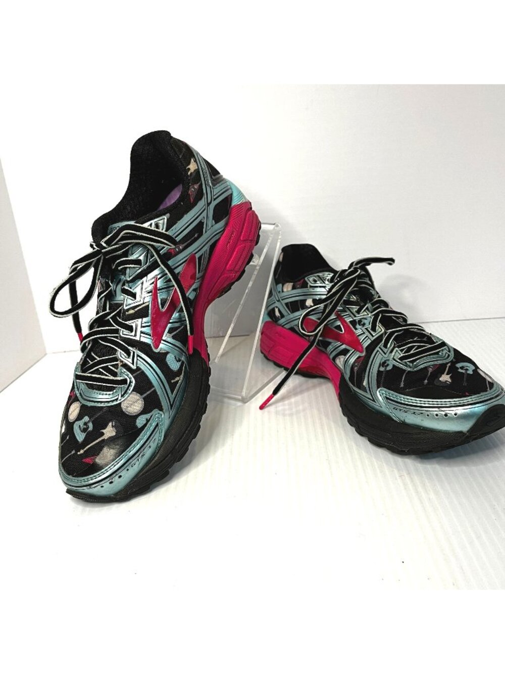 BROOKS Adrenaline GTS 17 Womens Sz 8B Running Shoes Rock 'n Roll Marathon Series